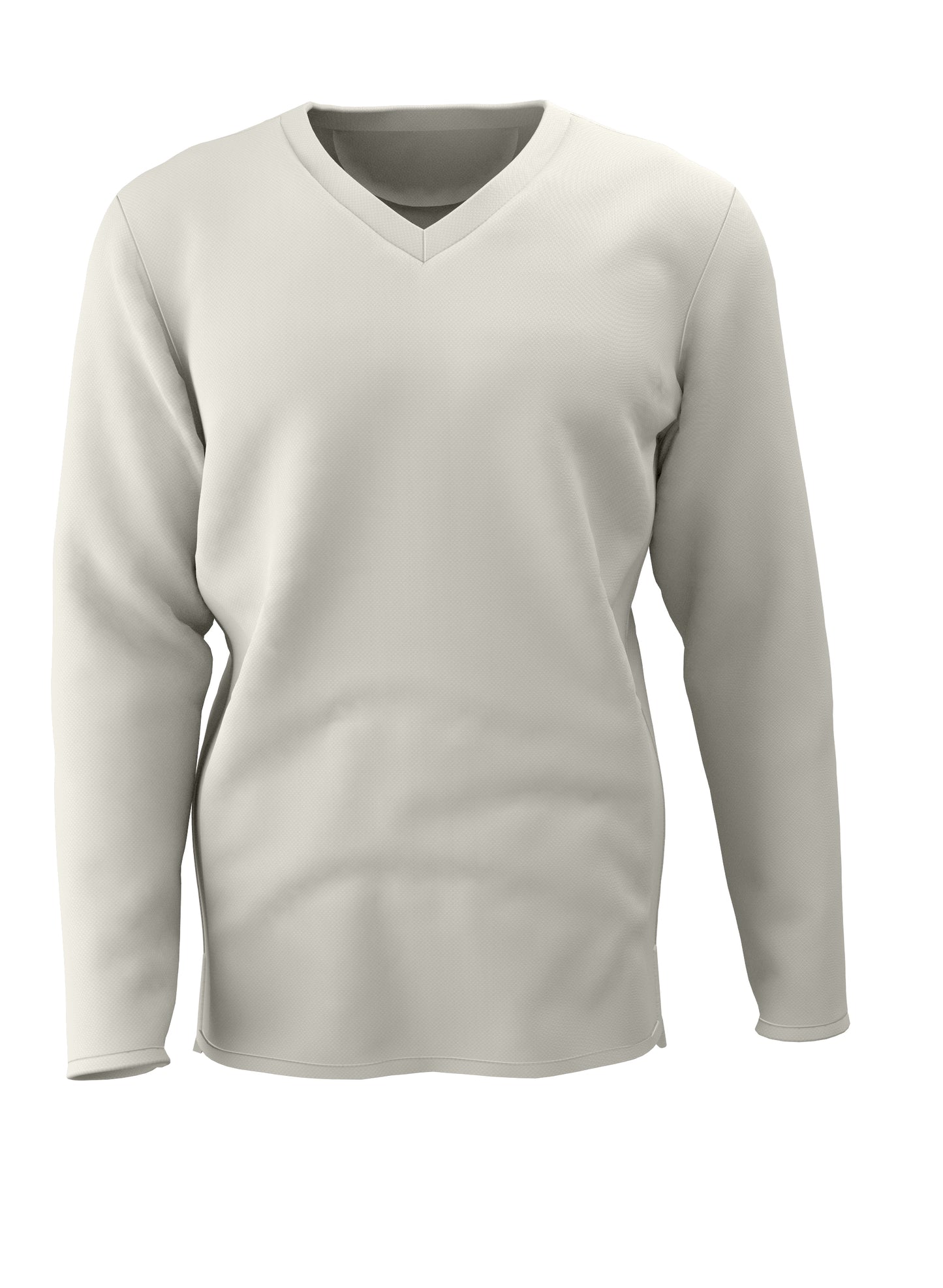 RADIAL CRICKET JUMPER IVORY