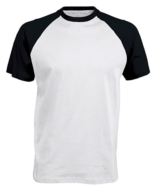 KB330 - Baseball Short-sleeved two-tone T-shirt