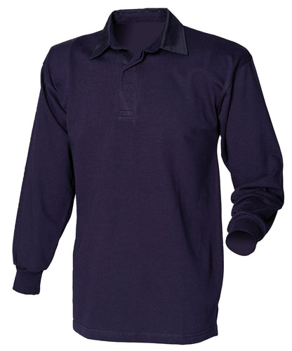 FR100 -Long Sleeve Plain Rugby Shirt