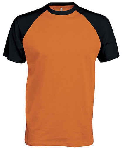 KB330 - Baseball Short-sleeved two-tone T-shirt
