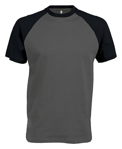 KB330 - Baseball Short-sleeved two-tone T-shirt
