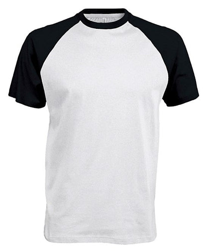 KB330 - Baseball Short-sleeved two-tone T-shirt