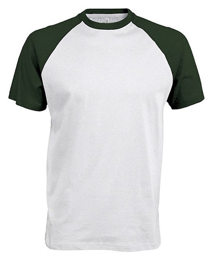 KB330 - Baseball Short-sleeved two-tone T-shirt