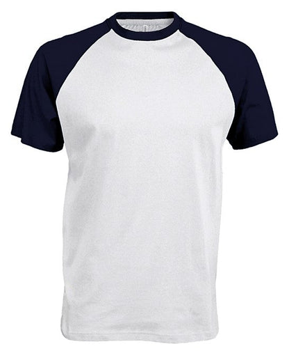 KB330 - Baseball Short-sleeved two-tone T-shirt