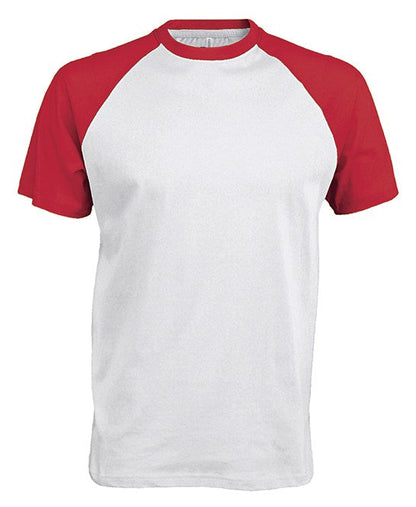 KB330 - Baseball Short-sleeved two-tone T-shirt