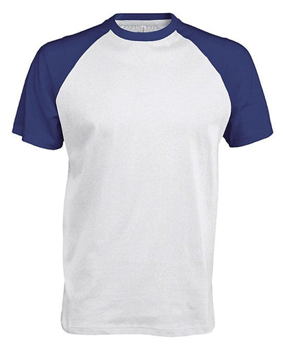KB330 - Baseball Short-sleeved two-tone T-shirt